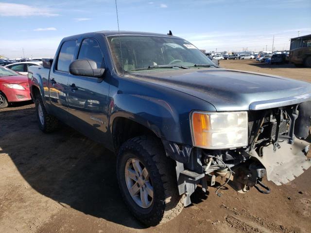 2GTEK13M281156657 - 2008 GMC SIERRA K1500 BLUE photo 4