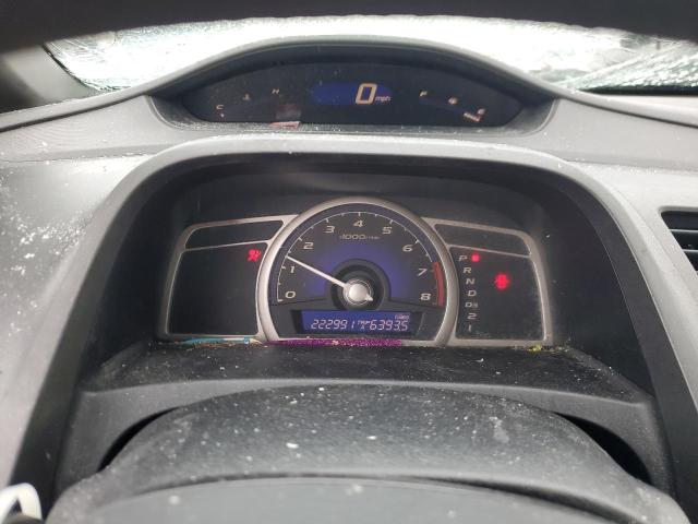 1HGFA16538L089171 - 2008 HONDA CIVIC LX BLUE photo 9