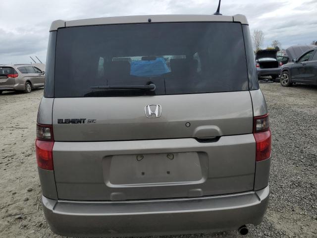 5J6YH18917L006686 - 2007 HONDA ELEMENT SC GRAY photo 6