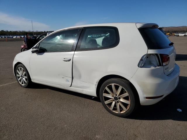 WVWAB7AJ3AW325819 - 2010 VOLKSWAGEN GOLF WHITE photo 2