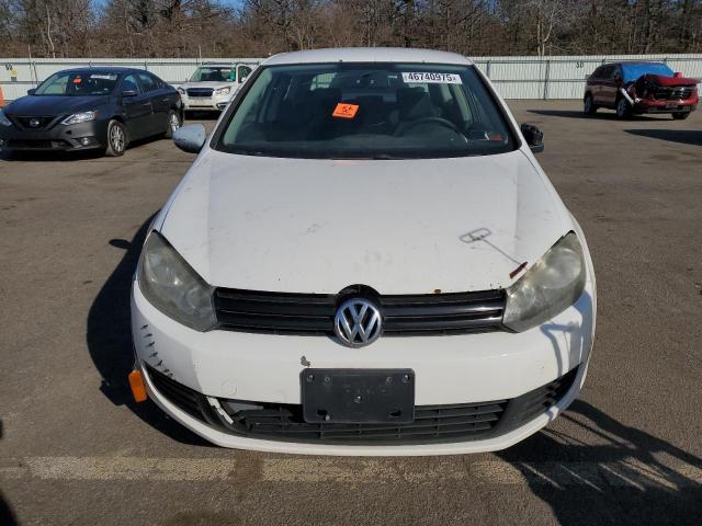WVWAB7AJ3AW325819 - 2010 VOLKSWAGEN GOLF WHITE photo 5