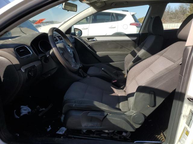 WVWAB7AJ3AW325819 - 2010 VOLKSWAGEN GOLF WHITE photo 7
