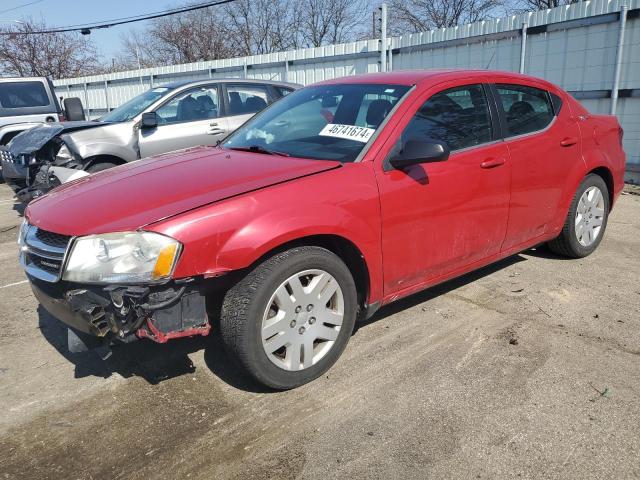 1B3BD4FB3BN508354 - 2011 DODGE AVENGER EXPRESS RED photo 1