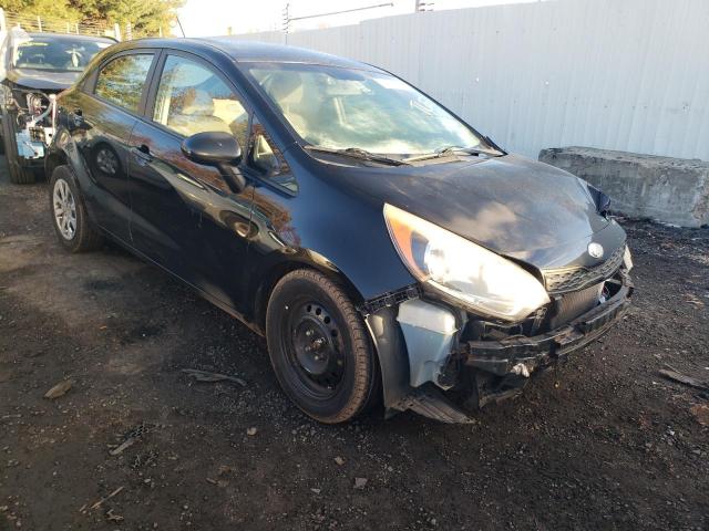 KNADM5A31E6324068 - 2014 KIA RIO LX BLACK photo 4