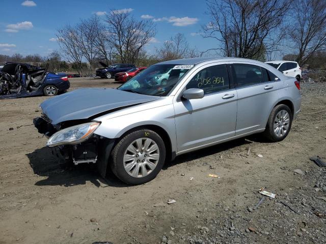 1C3CCBAB8CN172532 - 2012 CHRYSLER 200 LX SILVER photo 1