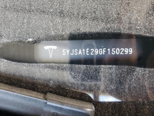 5YJSA1E29GF150299 - 2016 TESLA MODEL S 蓝色 照片 12