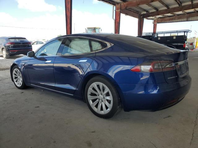 5YJSA1E29GF150299 - 2016 TESLA MODEL S BLUE photo 2