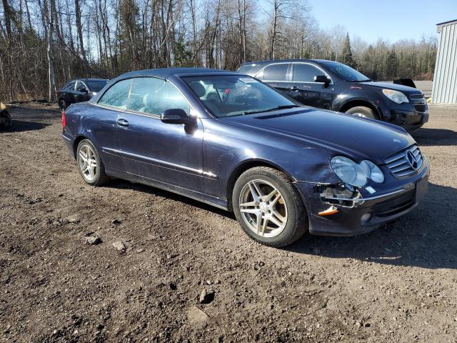 WDBTK65GX5T049968 - 2005 MERCEDES-BENZ CLK 320 BLUE photo 4