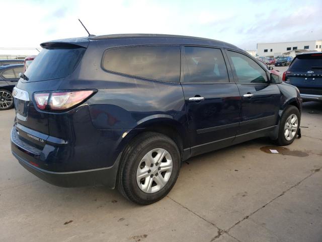 1GNKRFED8FJ276840 - 2015 CHEVROLET TRAVERSE LS BLUE photo 3