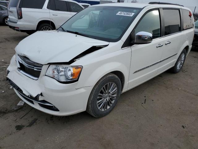 2C4RC1CG2DR534562 - 2013 CHRYSLER TOWN & COU TOURING L WHITE photo 1