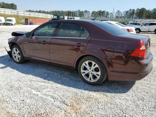 3FAHP0HA4CR219016 - 2012 FORD FUSION SE BURGUNDY photo 2