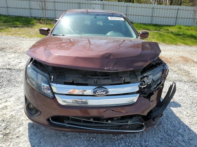 3FAHP0HA4CR219016 - 2012 FORD FUSION SE BURGUNDY photo 5