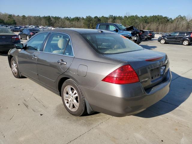 1HGCM56897A205155 - 2007 HONDA ACCORD EX GRAY photo 2