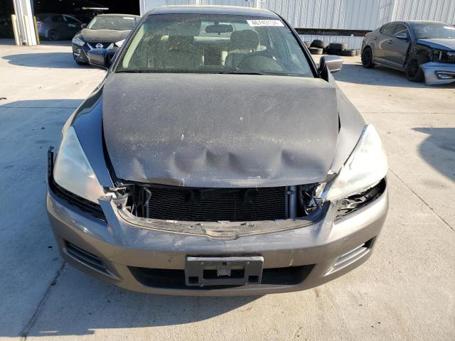 1HGCM56897A205155 - 2007 HONDA ACCORD EX GRAY photo 5