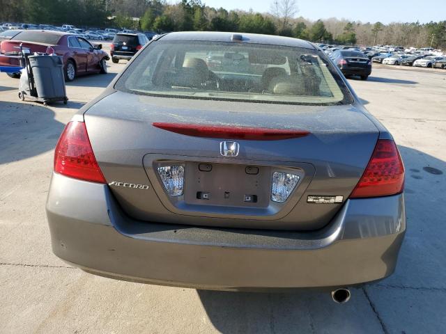 1HGCM56897A205155 - 2007 HONDA ACCORD EX GRAY photo 6