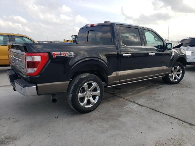 1FTFW1E81MFA20189 - 2021 FORD F150 SUPERCREW BLACK photo 3