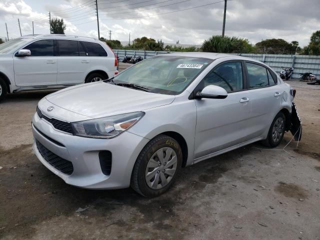 3KPA24AB0KE161237 - 2019 KIA RIO S SILVER photo 1