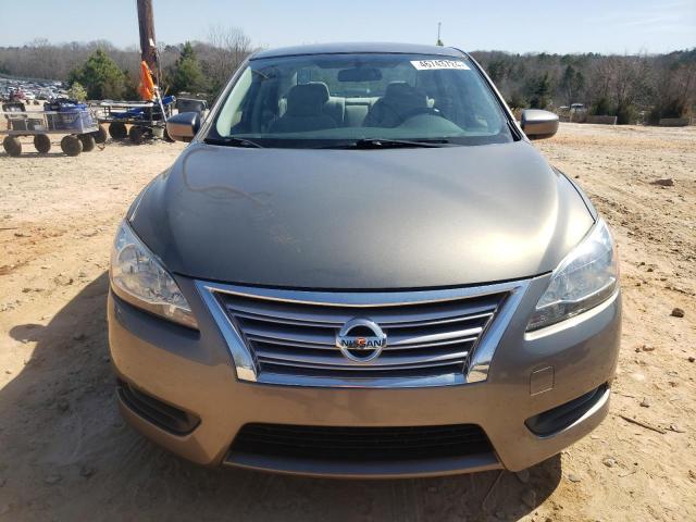 3N1AB7AP6FY363648 - 2015 NISSAN SENTRA S GRAY photo 5