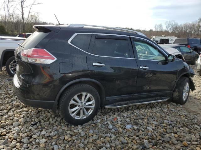 KNMAT2MV0GP623147 - 2016 NISSAN ROGUE S BLACK photo 3