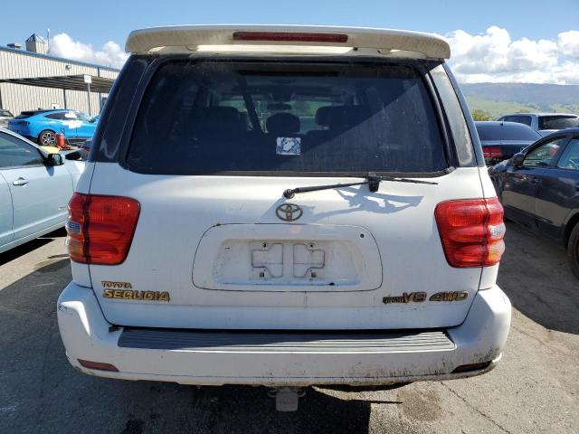 5TDBT48A41S049107 - 2001 TOYOTA SEQUOIA LIMITED WHITE photo 6