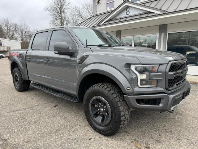 1FTFW1RG5JFD85066 - 2018 FORD F150 RAPTOR GRAY photo 1