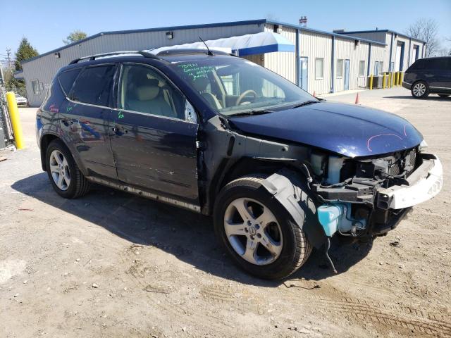 JN8AZ08W43W212473 - 2003 NISSAN MURANO SL BLUE photo 4