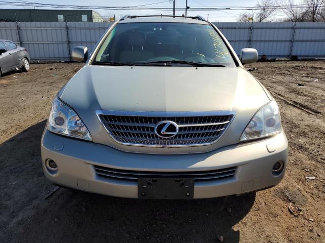 JTJHW31U182068468 - 2008 LEXUS RX 400H CREAM photo 5