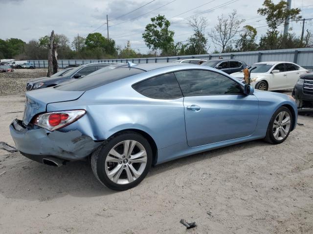 KMHHT6KD5BU060313 - 2011 HYUNDAI GENESIS CO 2.0T BLUE photo 3