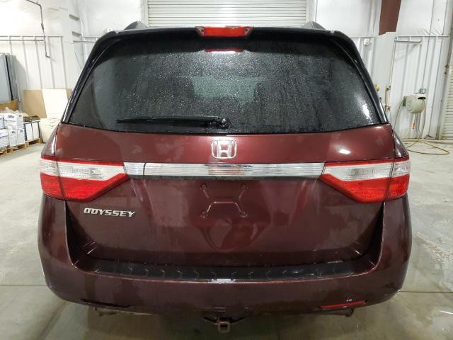 5FNRL5H42CB089238 - 2012 HONDA ODYSSEY EX MAROON photo 6