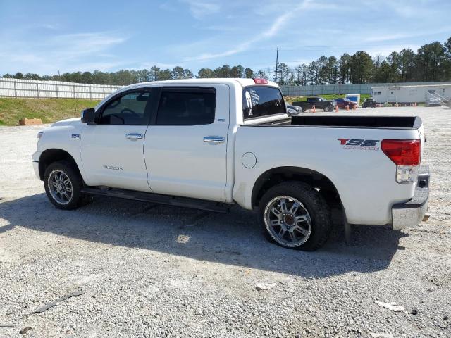 5TFEY5F11DX143970 - 2013 TOYOTA TUNDRA CREWMAX SR5 WHITE photo 2