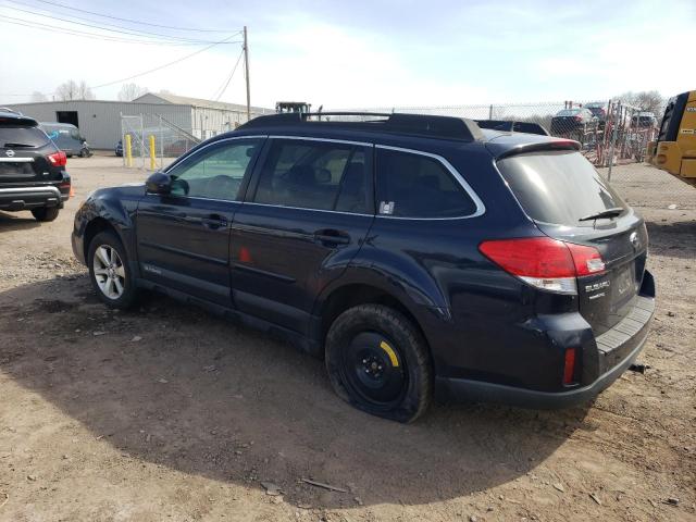 4S4BRDMC2E2203540 - 2014 SUBARU OUTBACK 3.6R LIMITED BLUE photo 2