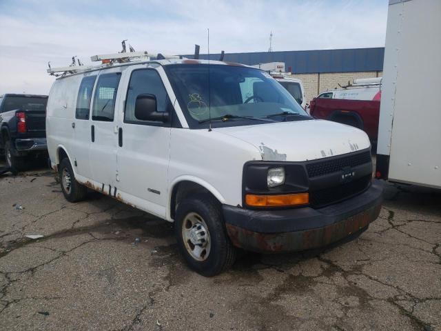 1GCGG25V251236404 - 2005 CHEVROLET EXPRESS G2 WHITE photo 4