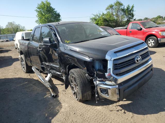 5TFRY5F17EX151011 - 2014 TOYOTA TUNDRA DOUBLE CAB SR/SR5 BLACK photo 4