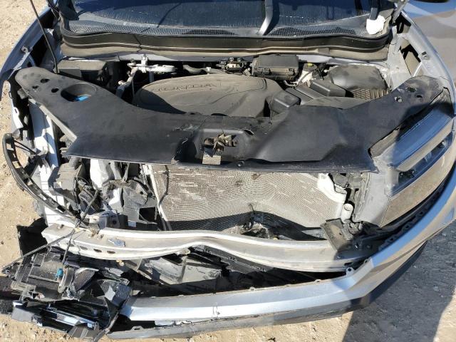 5FNYF8H52NB018704 - 2022 HONDA PASSPORT EXL SILVER photo 11