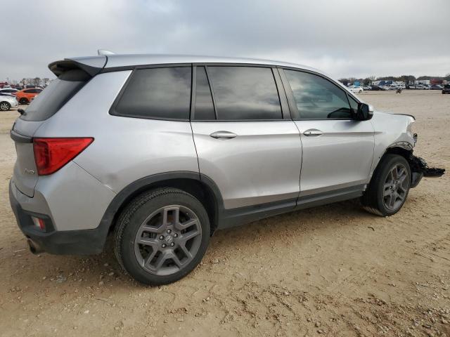 5FNYF8H52NB018704 - 2022 HONDA PASSPORT EXL SILVER photo 3