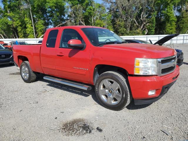 1GCEC39049Z252280 - 2009 CHEVROLET SILVERADO C1500 LTZ RED photo 4