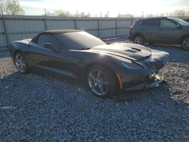 1G1YF3D70F5116068 - 2015 CHEVROLET CORVETTE STINGRAY 3LT BLACK photo 4