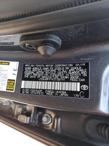 JTDKARFP1K3108191 - 2019 TOYOTA PRIUS PRIM 灰色 照片 13