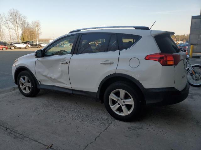 JTMRFREV1DD038396 - 2013 TOYOTA RAV4 XLE WHITE photo 2