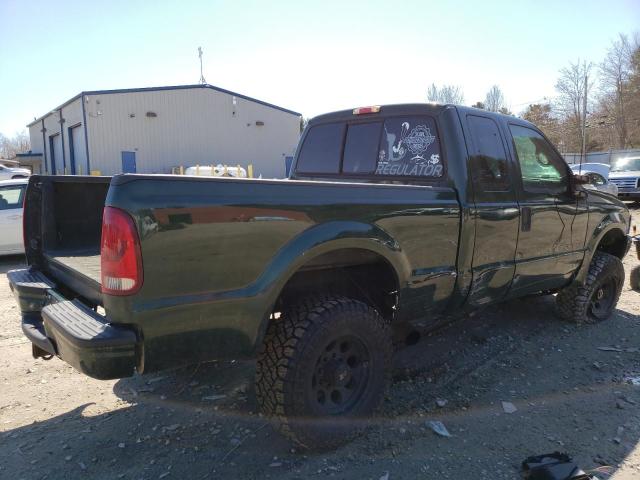 1FTSX31F4YEB77707 - 2000 FORD F350 SRW SUPER DUTY GREEN photo 3