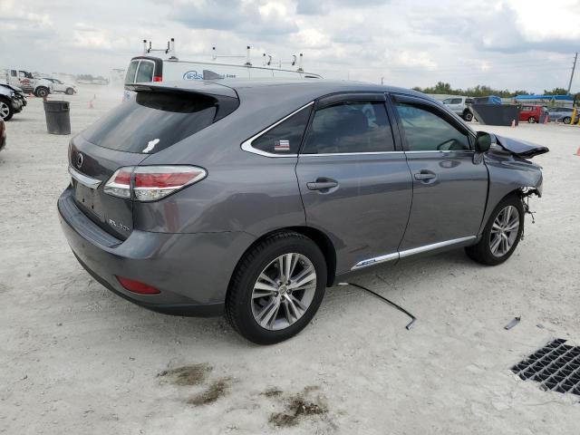 2T2ZB1BA9FC003373 - 2015 LEXUS RX 450H GRAY photo 3