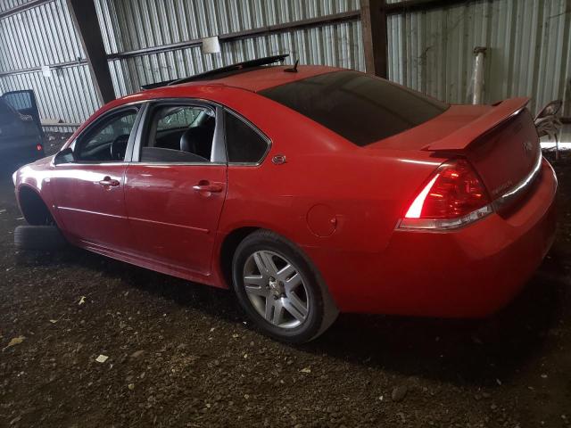 2G1WT57K891280167 - 2009 CHEVROLET IMPALA 1LT RED photo 2