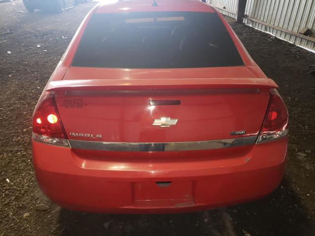 2G1WT57K891280167 - 2009 CHEVROLET IMPALA 1LT RED photo 6