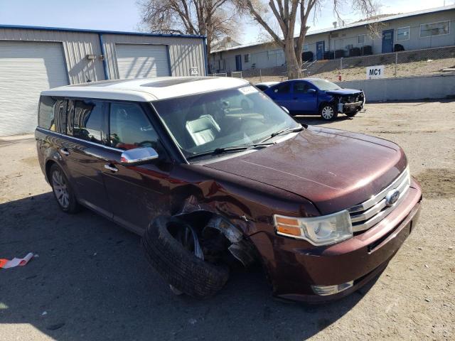 2FMEK63C29BA25501 - 2009 FORD FLEX LIMITED MAROON photo 4