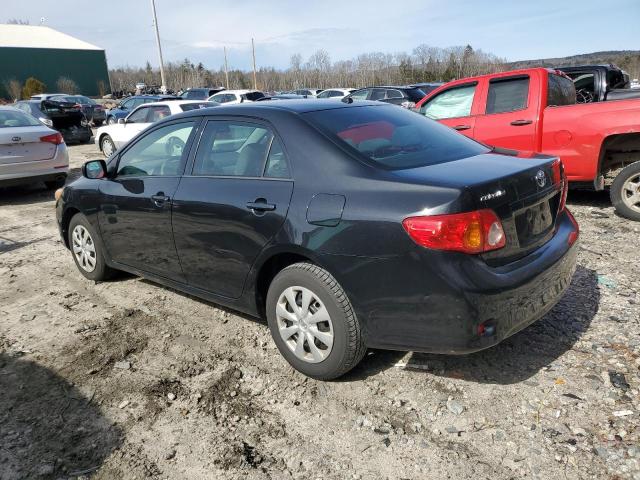 JTDBL40EX99049539 - 2009 TOYOTA COROLLA BASE BLACK photo 2