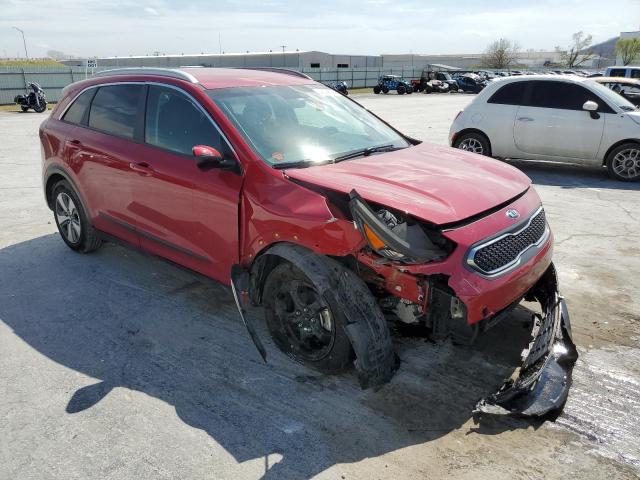 KNDCB3LC6J5170320 - 2018 KIA NIRO FE RED photo 4