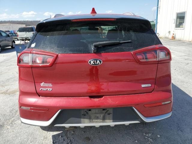 KNDCB3LC6J5170320 - 2018 KIA NIRO FE RED photo 6