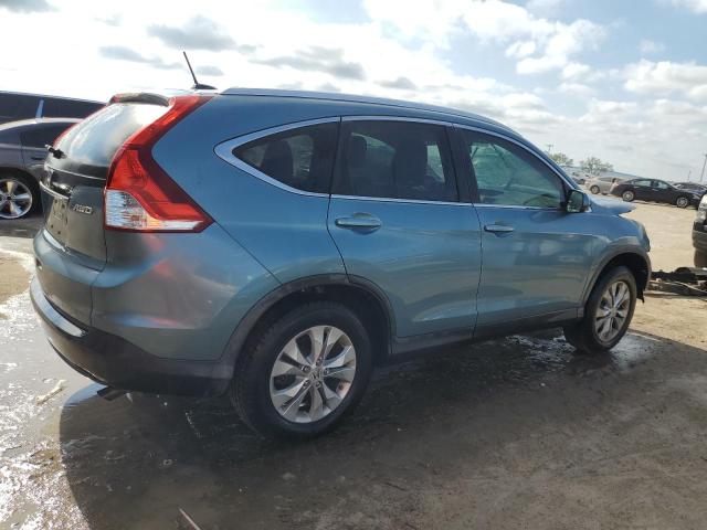 5J6RM4H73DL045551 - 2013 HONDA CR-V EXL BLUE photo 3