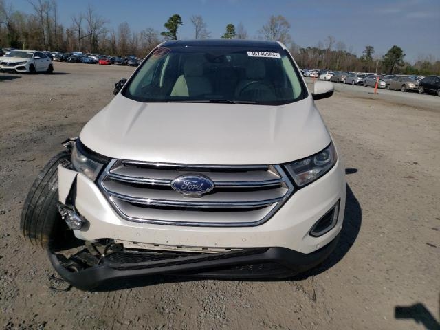 2FMPK4K95GBB91558 - 2016 FORD EDGE TITANIUM WHITE photo 5