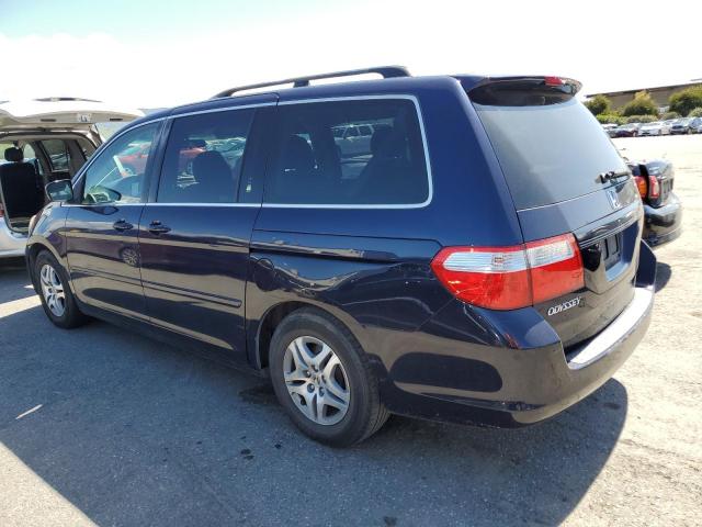 5FNRL38426B117760 - 2006 HONDA ODYSSEY EX BLUE photo 2